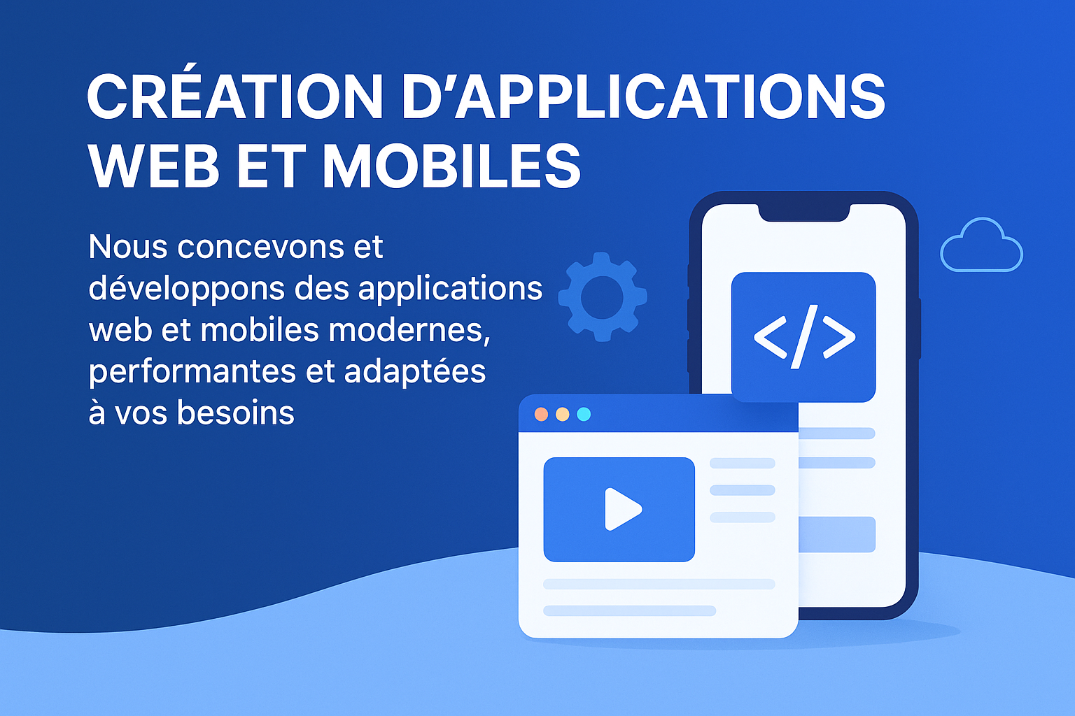 Création Application Web & Mobile